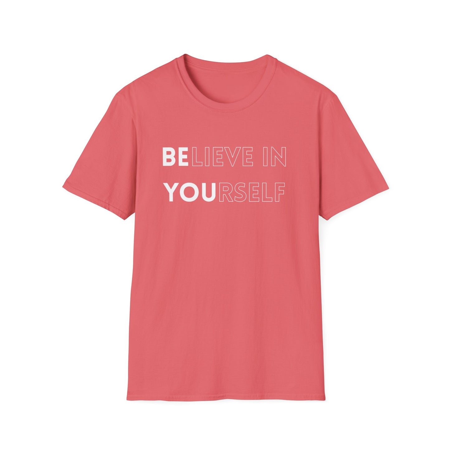 Inspirational Unisex T-Shirt, Motivational Tee, Believe in Yourself, Gift for Friends, Positive Vibes, Casual Wear, Everyday Apparel
