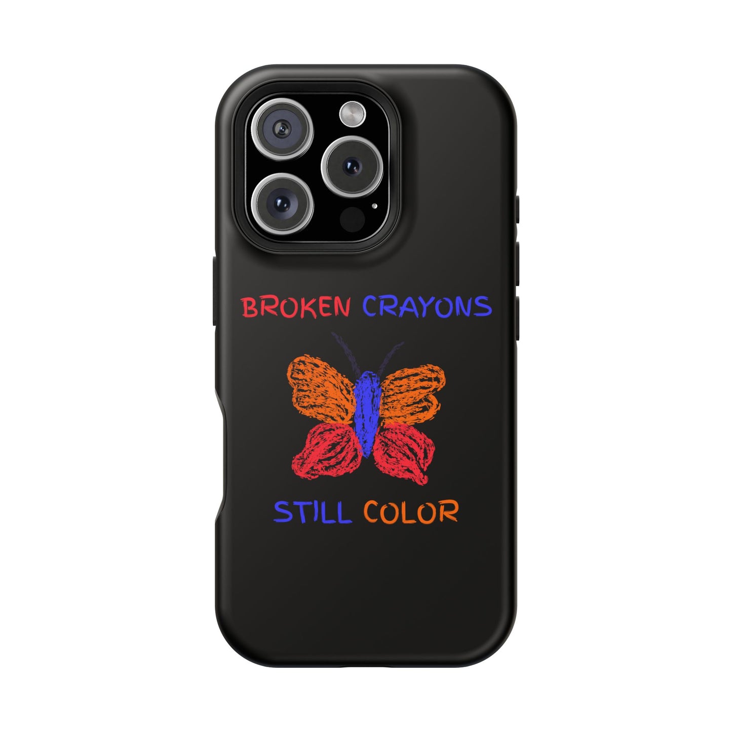Inspirational Magnetic Tough Cases, Butterfly Phone Case, Motivational Phone Cover, Unique Gift for Her, Colorful Phone Accessories