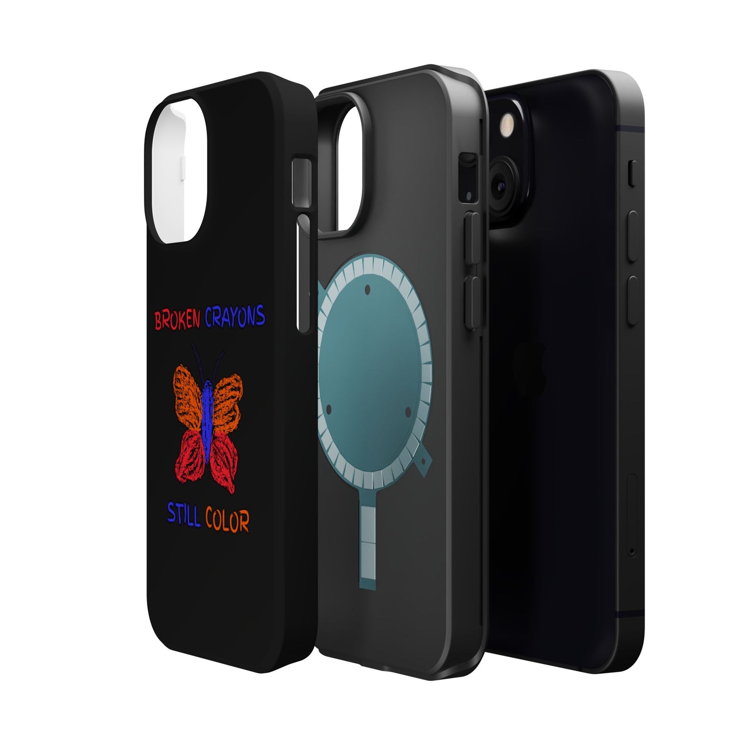 Inspirational Magnetic Tough Cases, Butterfly Phone Case, Motivational Phone Cover, Unique Gift for Her, Colorful Phone Accessories