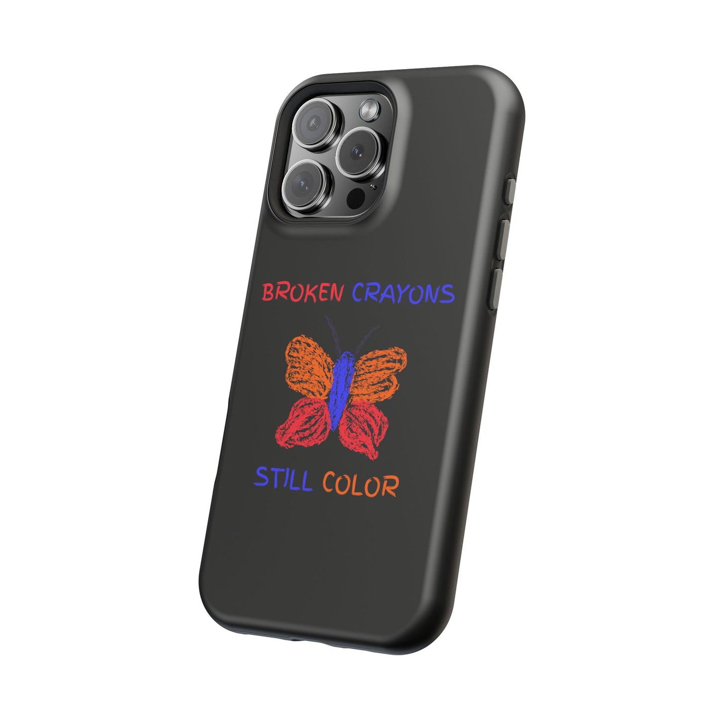 Inspirational Magnetic Tough Cases, Butterfly Phone Case, Motivational Phone Cover, Unique Gift for Her, Colorful Phone Accessories