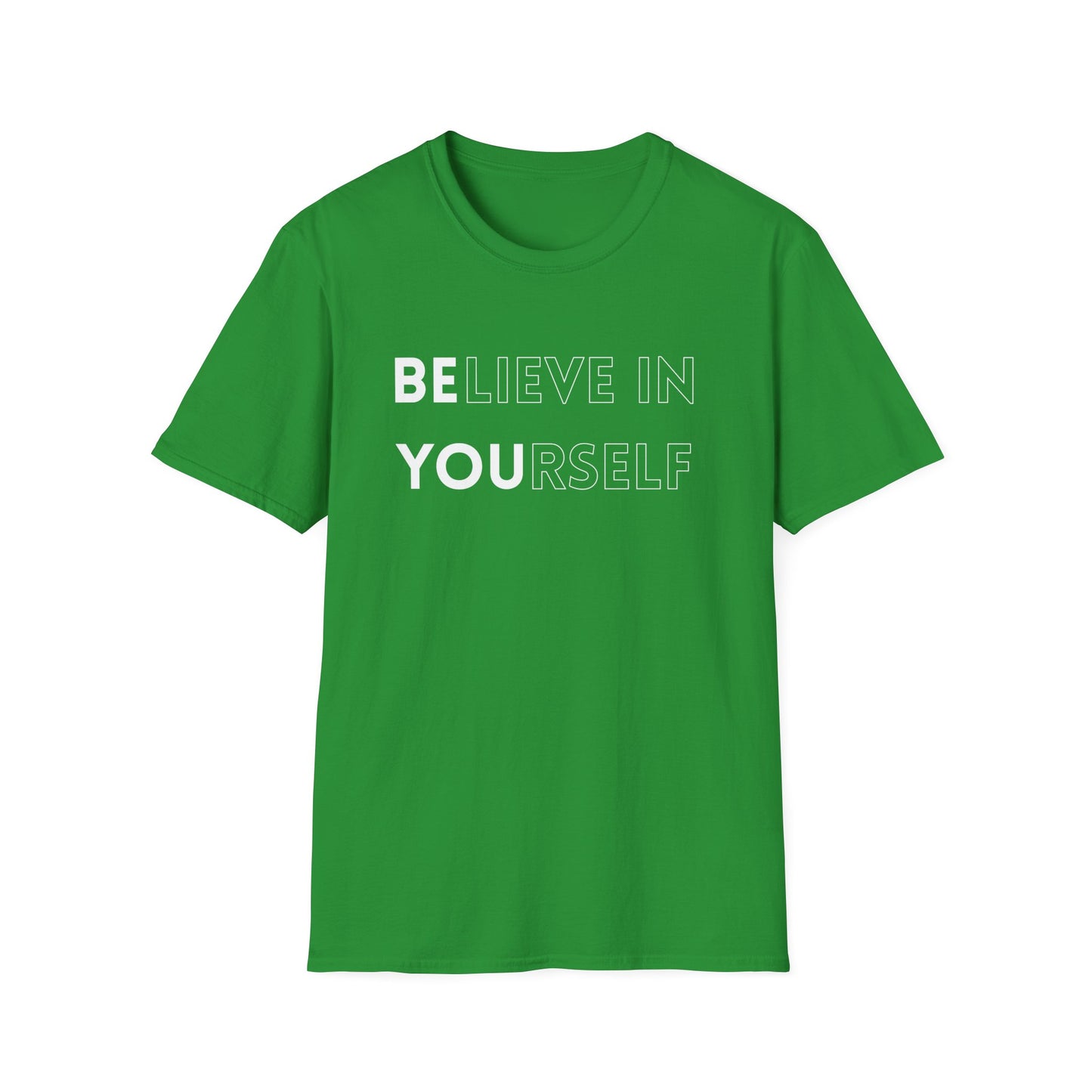 Inspirational Unisex T-Shirt, Motivational Tee, Believe in Yourself, Gift for Friends, Positive Vibes, Casual Wear, Everyday Apparel
