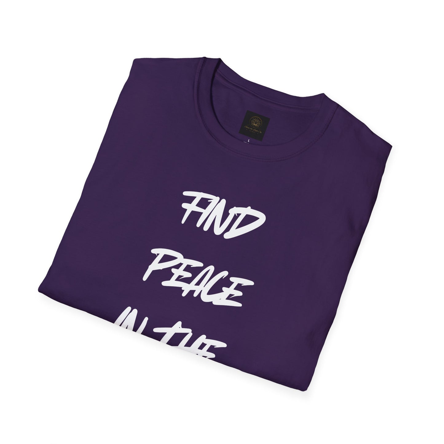 Find Peace in the Pain Unisex Softstyle T-Shirt - Empowering Tee for Mindfulness, Stress Relief, Self-Care, Gift for Friends, [...]