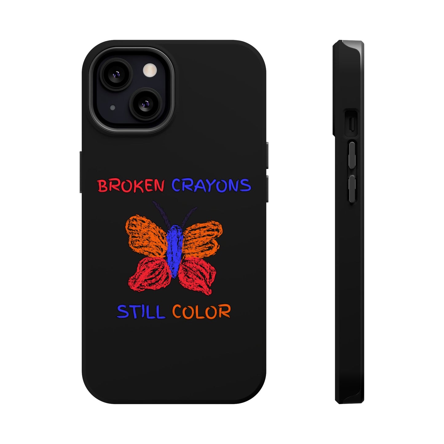 Inspirational Magnetic Tough Cases, Butterfly Phone Case, Motivational Phone Cover, Unique Gift for Her, Colorful Phone Accessories