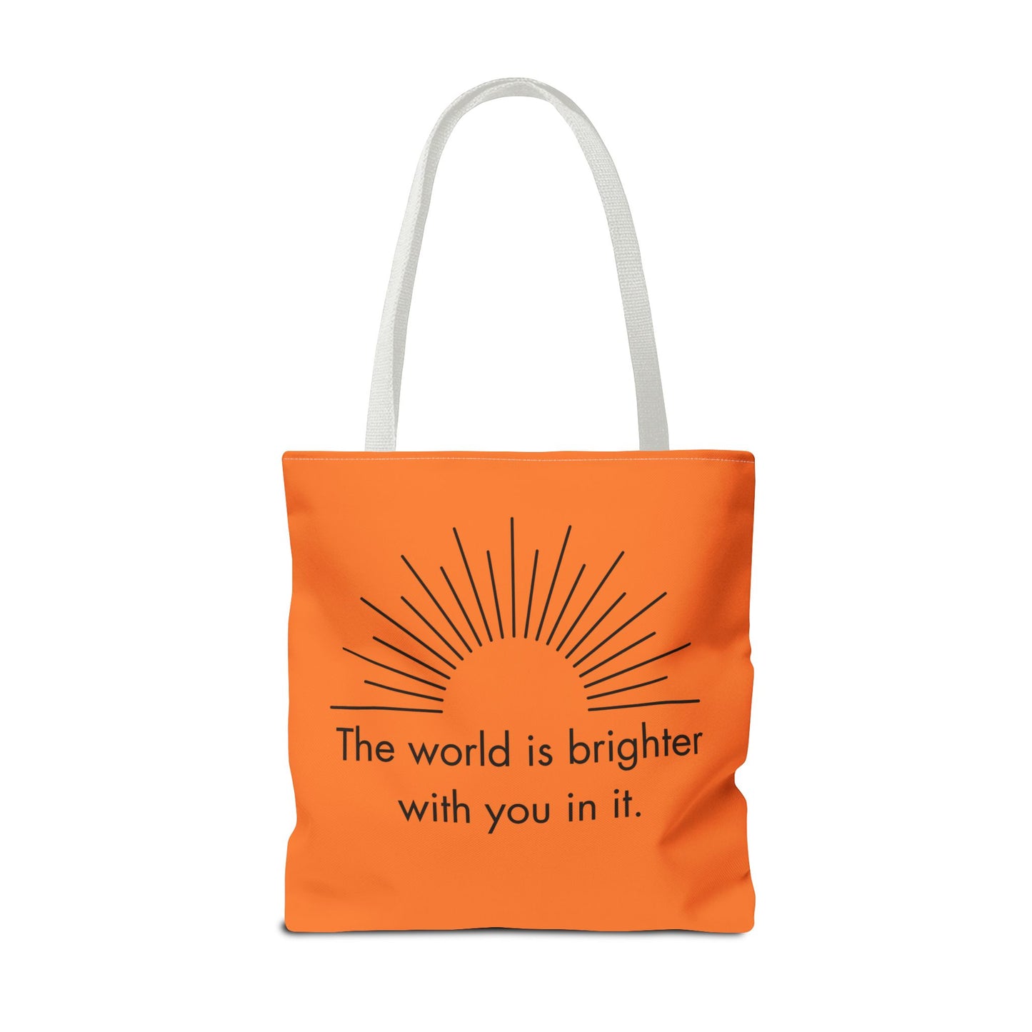 Sunrise Inspiration Tote Bag - Motivational Quote, Beach Bag, Gift for Her, Eco-Friendly Shopping, Summer Vibes