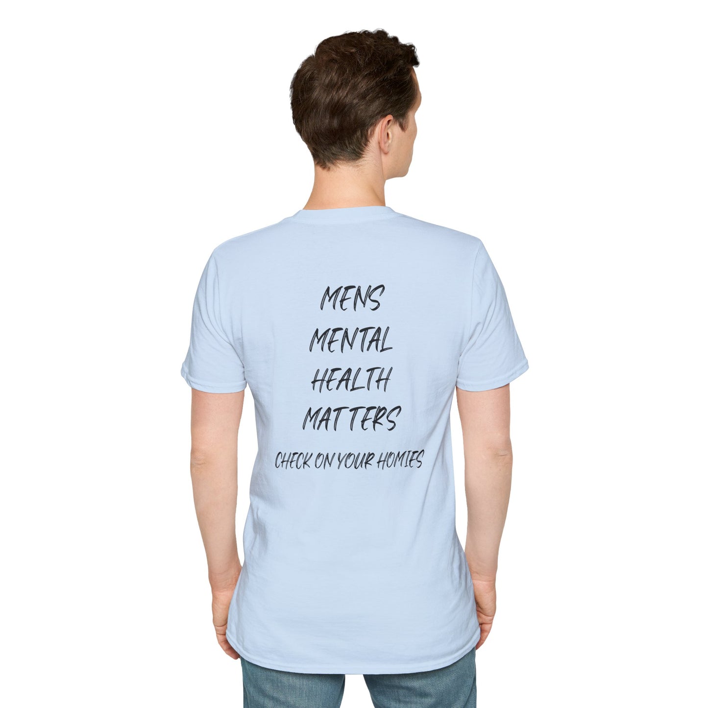 Men's Mental Health Awareness T-Shirt, Unisex Tee, Casual Wear, Gift for Friends, Self-Care Reminder, Everyday Comfort