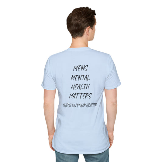 Men's Mental Health Awareness T-Shirt, Unisex Tee, Casual Wear, Gift for Friends, Self-Care Reminder, Everyday Comfort