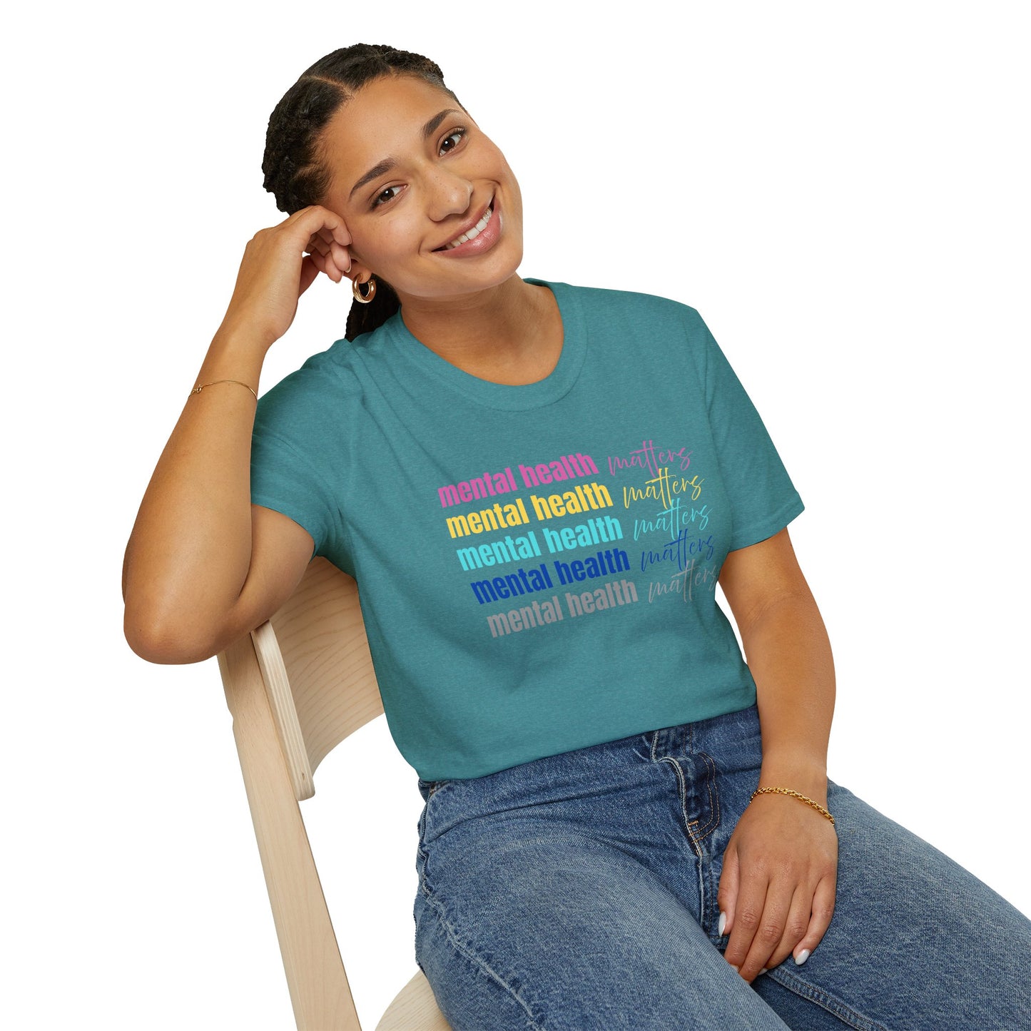 Mental Health Awareness Unisex Softstyle T-Shirt