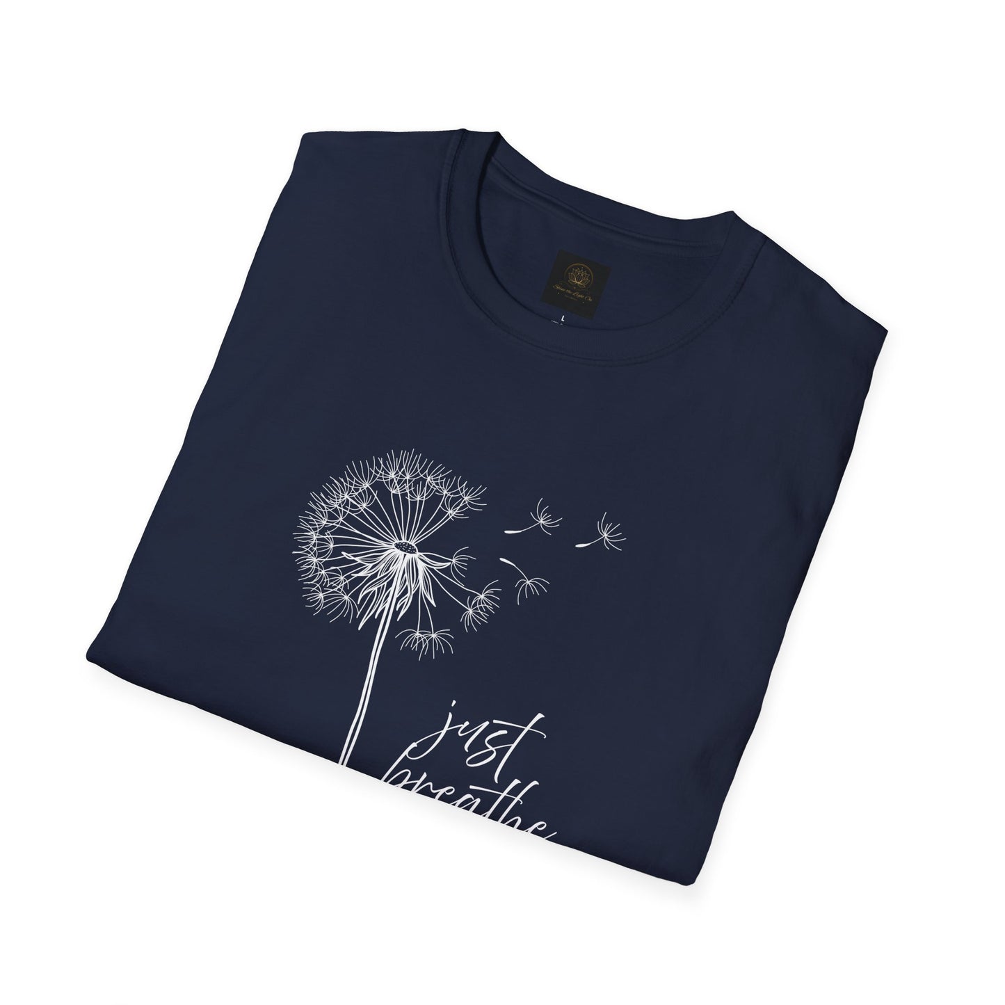 Unisex Softstyle T-Shirt with 'Just Breathe' Design - Relaxed Fit Tee for Mindfulness, Gift for Yoga Lovers, Relaxation Apparel, [...]