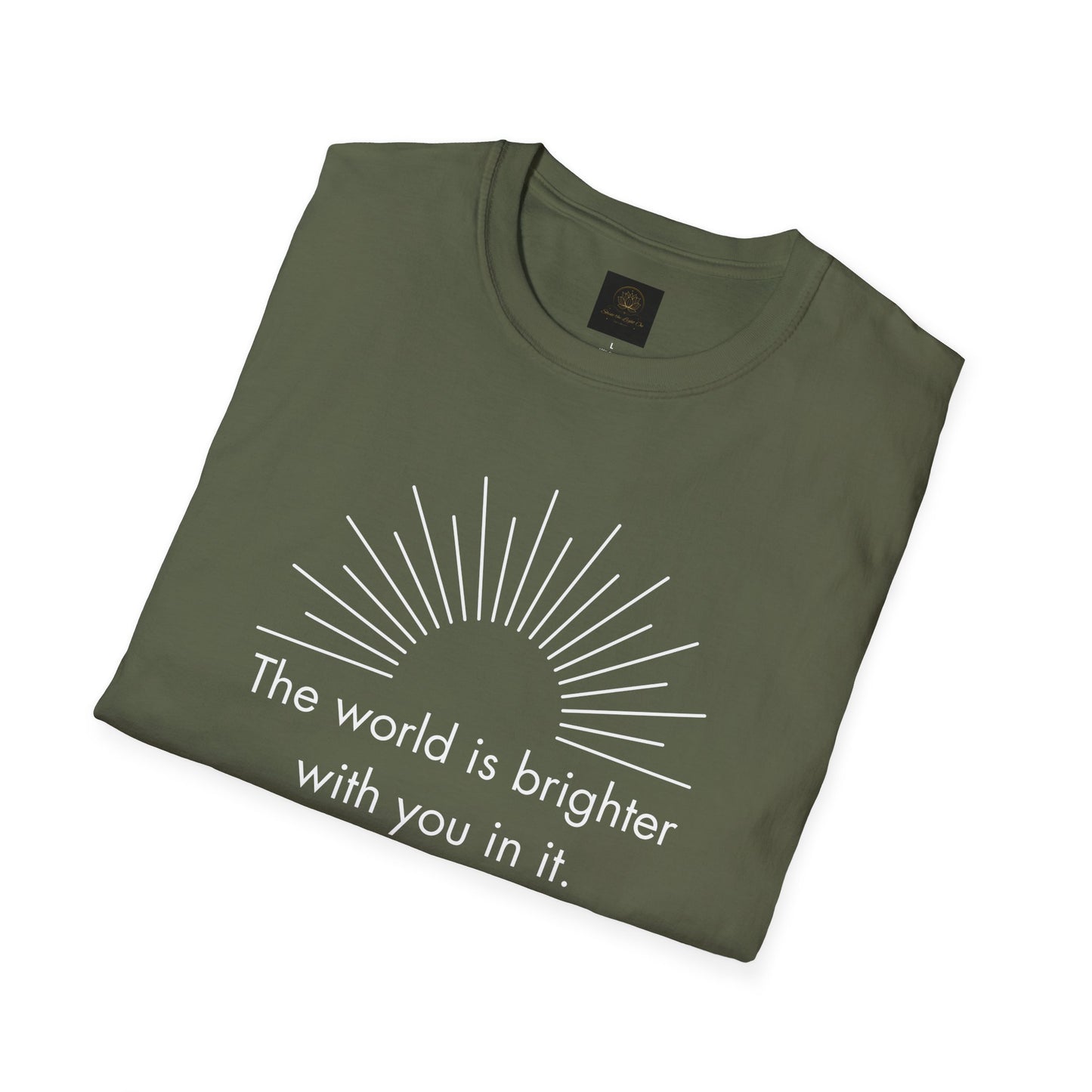 Inspirational Sun Graphic T-Shirt, Positive Quote Tee, Everyday Casual Wear, Gift for Friends, Unisex Apparel
