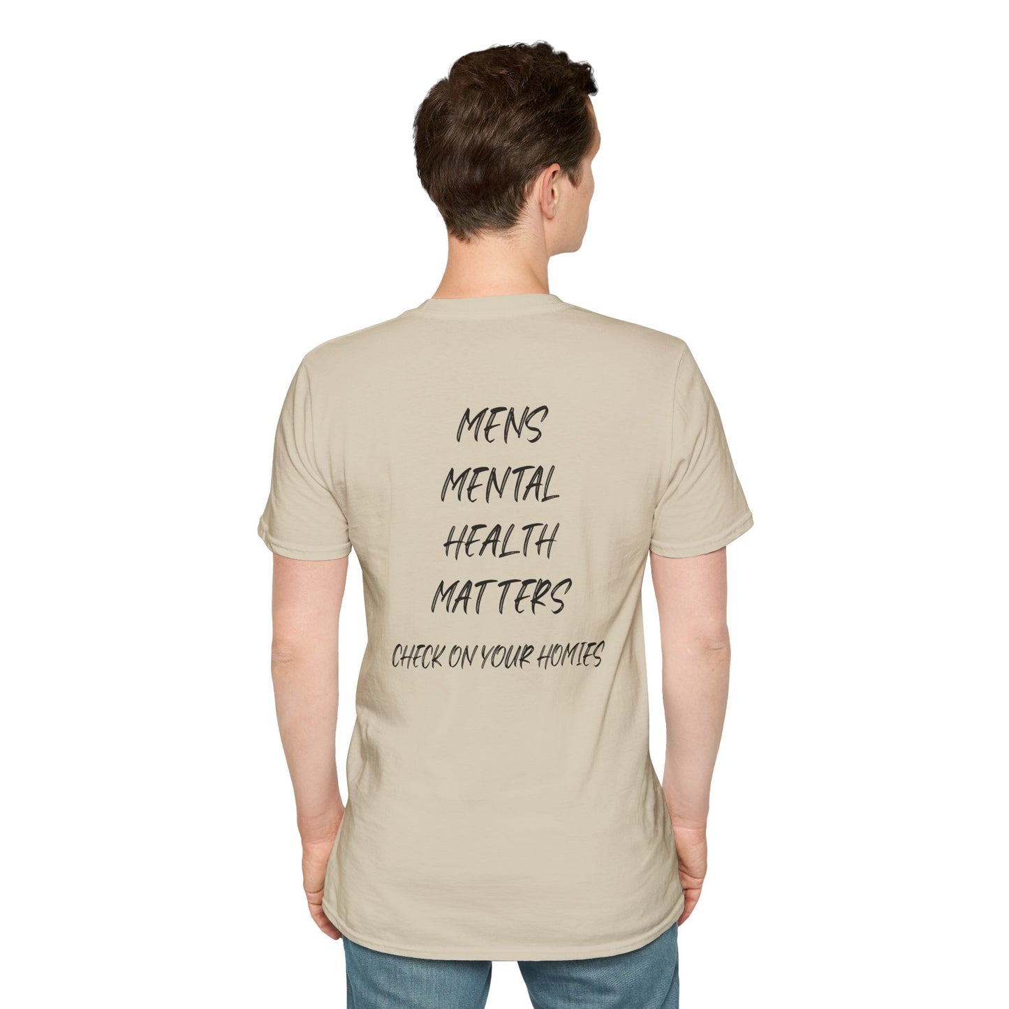 Men's Mental Health Awareness T-Shirt, Unisex Tee, Casual Wear, Gift for Friends, Self-Care Reminder, Everyday Comfort