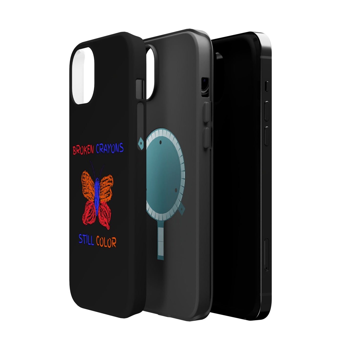 Inspirational Magnetic Tough Cases, Butterfly Phone Case, Motivational Phone Cover, Unique Gift for Her, Colorful Phone Accessories