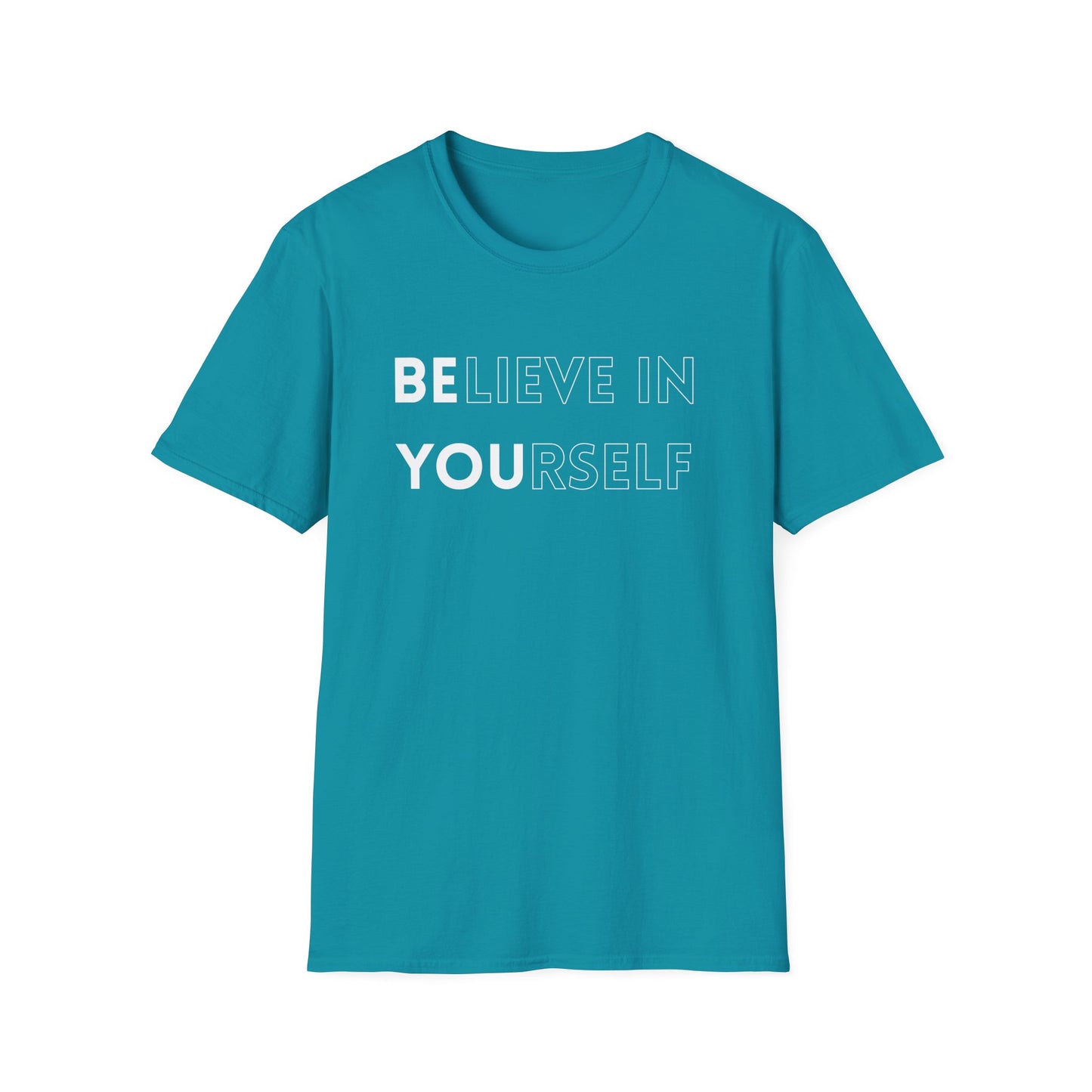 Inspirational Unisex T-Shirt, Motivational Tee, Believe in Yourself, Gift for Friends, Positive Vibes, Casual Wear, Everyday Apparel