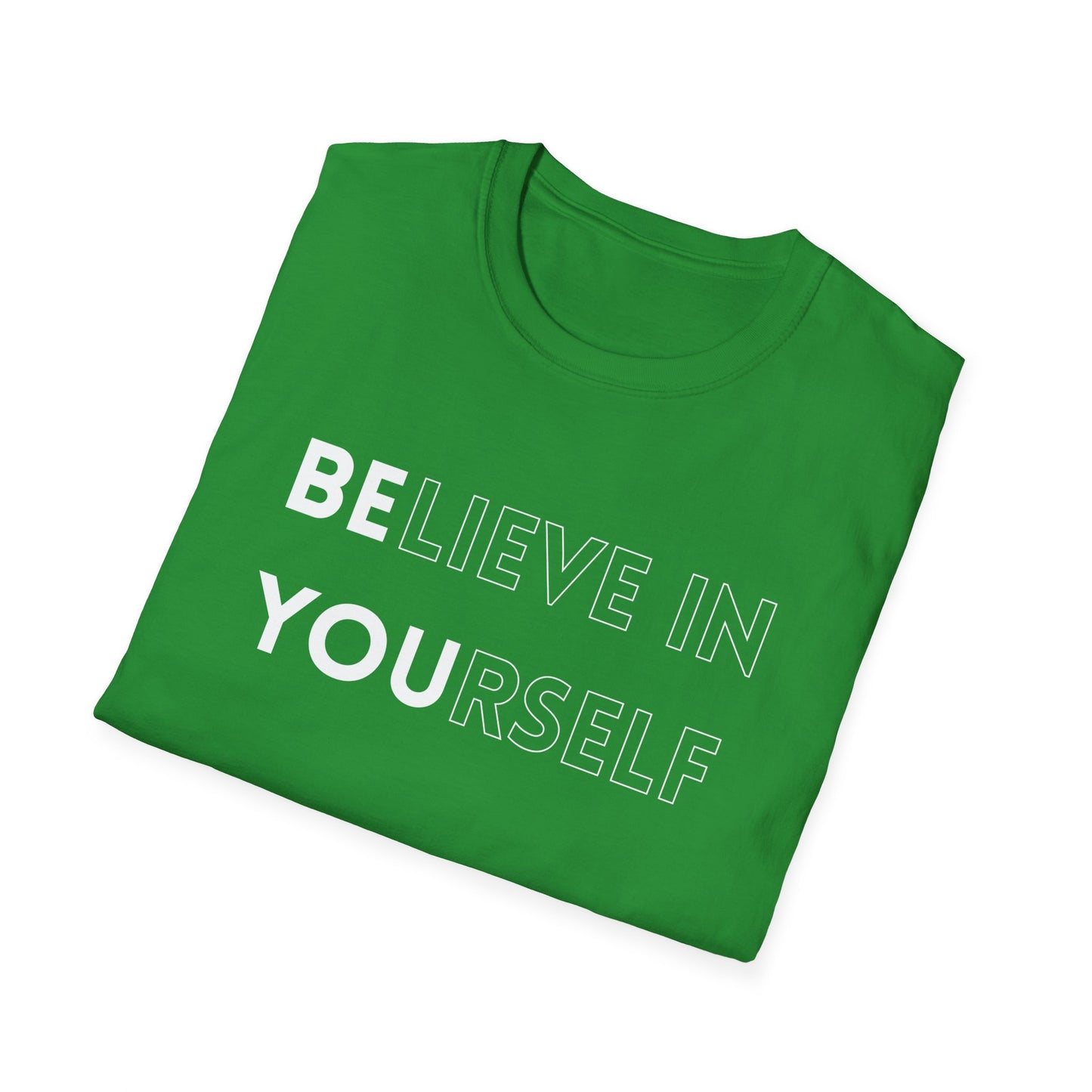 Inspirational Unisex T-Shirt, Motivational Tee, Believe in Yourself, Gift for Friends, Positive Vibes, Casual Wear, Everyday Apparel
