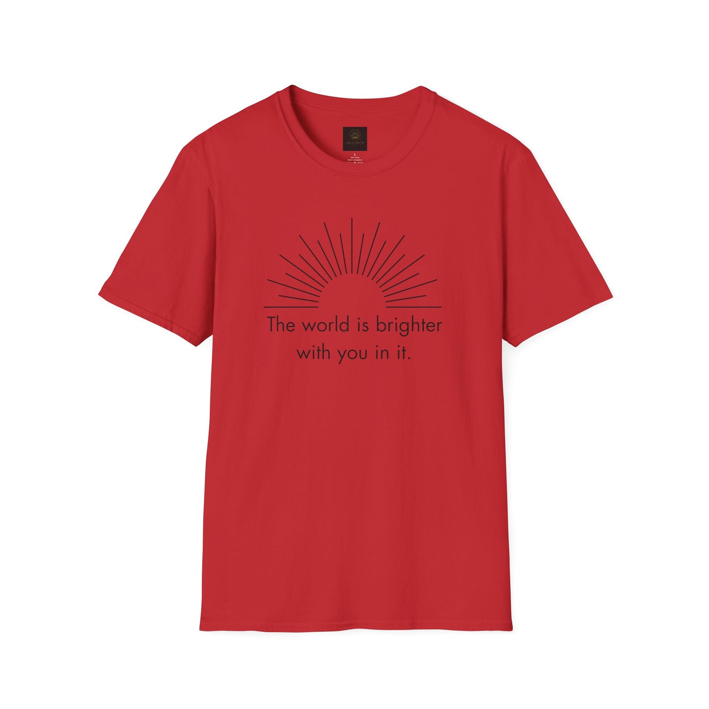 Sunshine Affirmation Unisex T-Shirt, Motivational Tee, Gift for Her, Feel Good Apparel, Inspirational Clothing