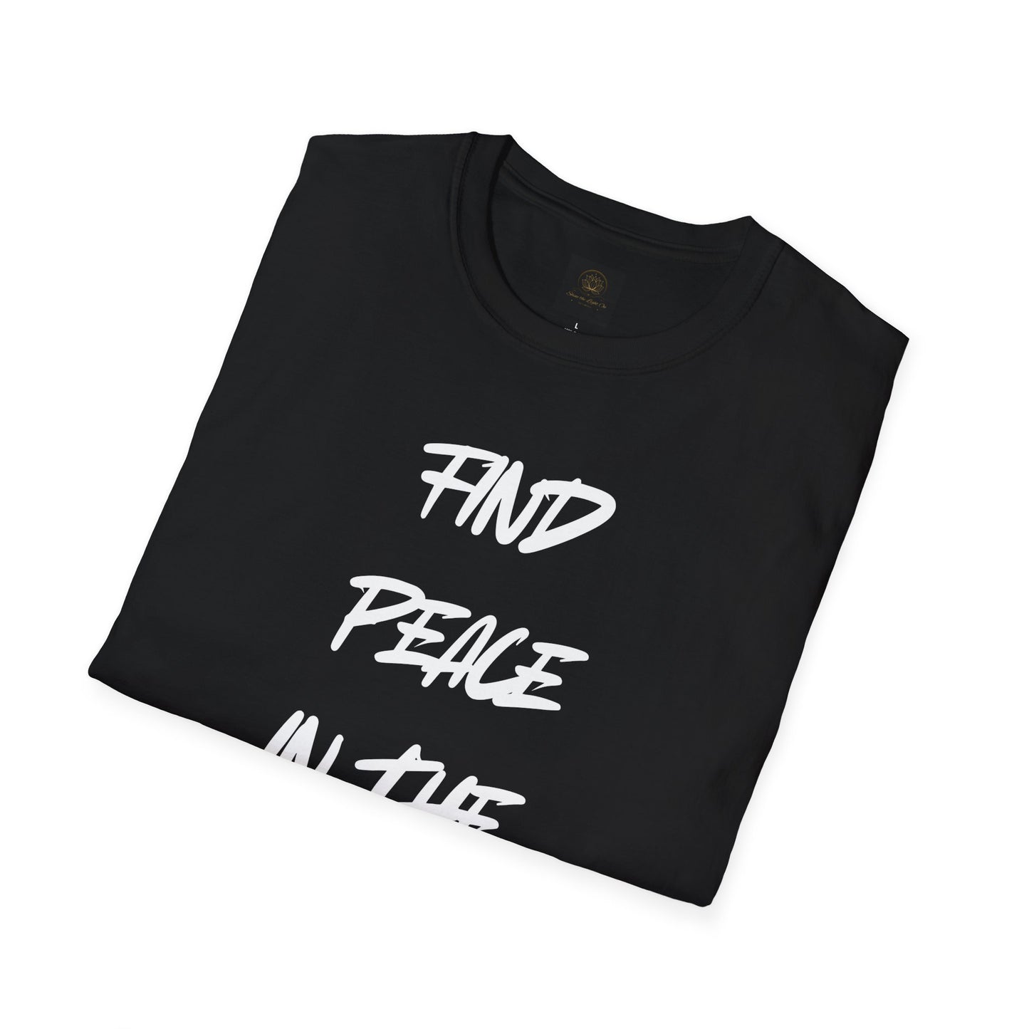 Find Peace in the Pain Unisex Softstyle T-Shirt - Empowering Tee for Mindfulness, Stress Relief, Self-Care, Gift for Friends, [...]