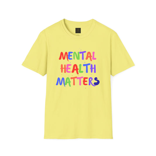 Mental Health Matters Unisex Softstyle T-Shirt