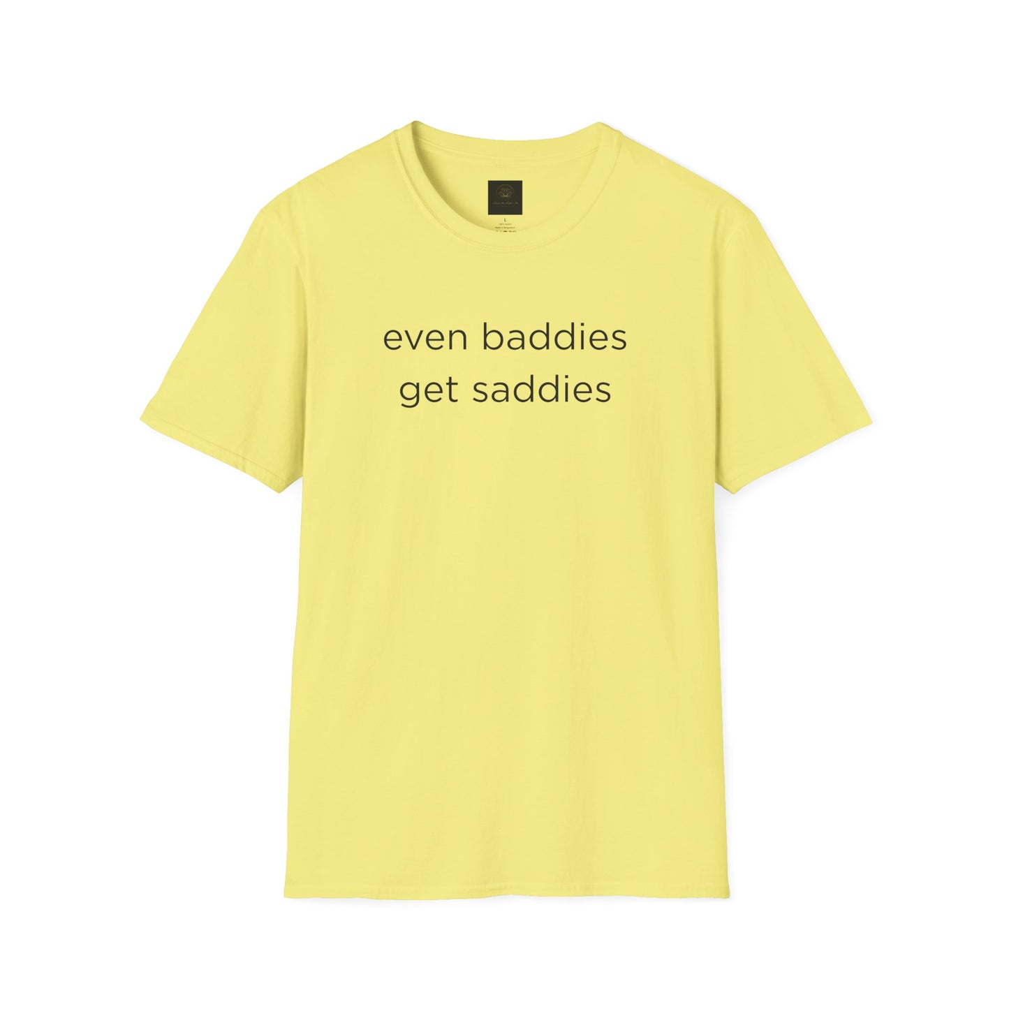 Unisex Softstyle T-Shirt: Fun and Quirky Tee for Baddies, Casual Wear, Birthday Gift, Trendy Fashion, Unique Gift Idea, Everyday Comfort