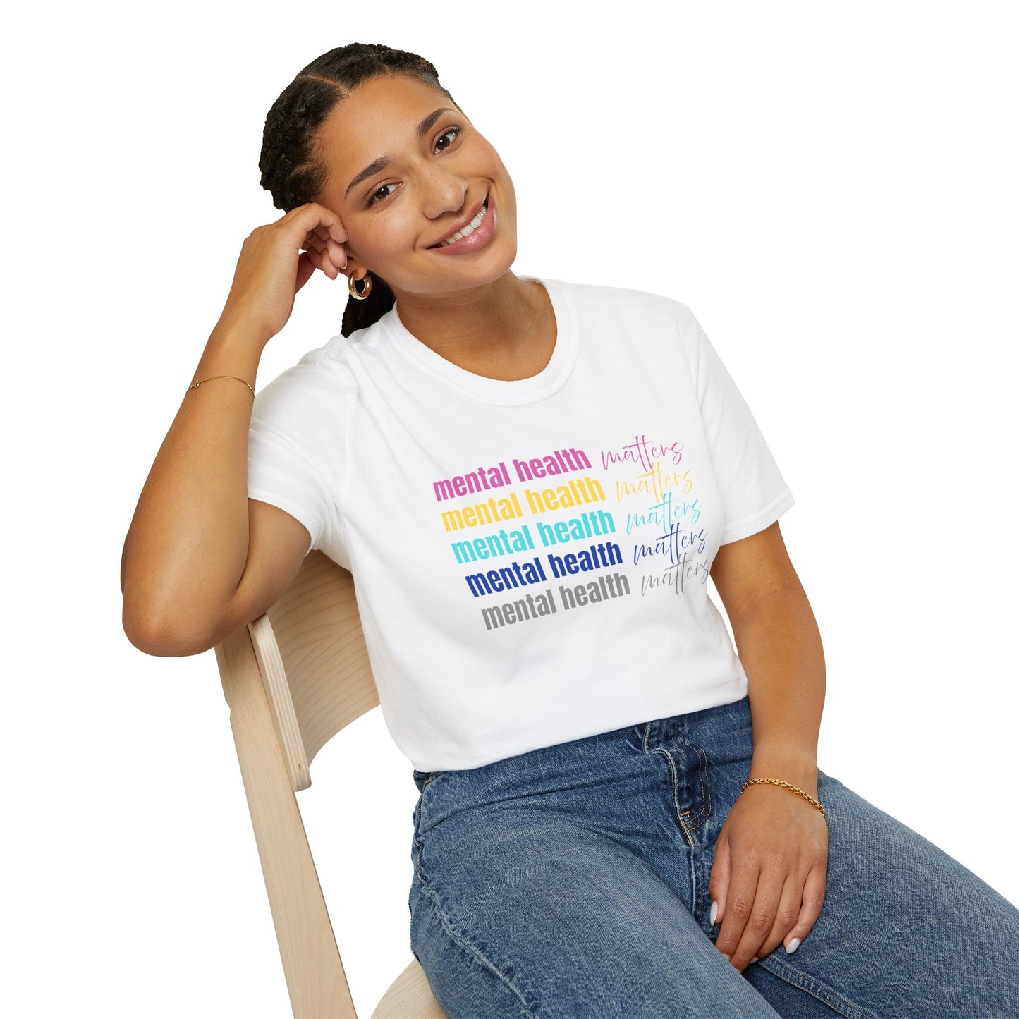 Mental Health Awareness Unisex Softstyle T-Shirt