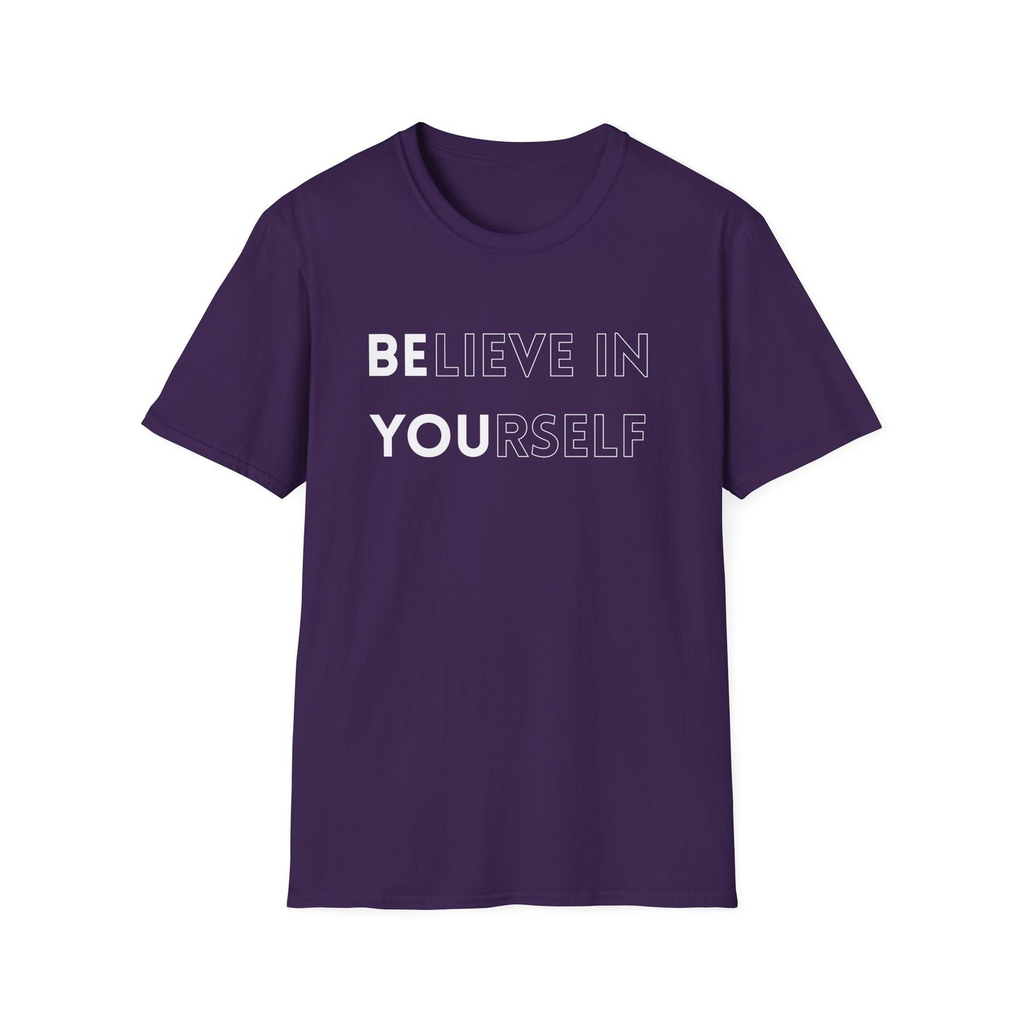 Inspirational Unisex T-Shirt, Motivational Tee, Believe in Yourself, Gift for Friends, Positive Vibes, Casual Wear, Everyday Apparel