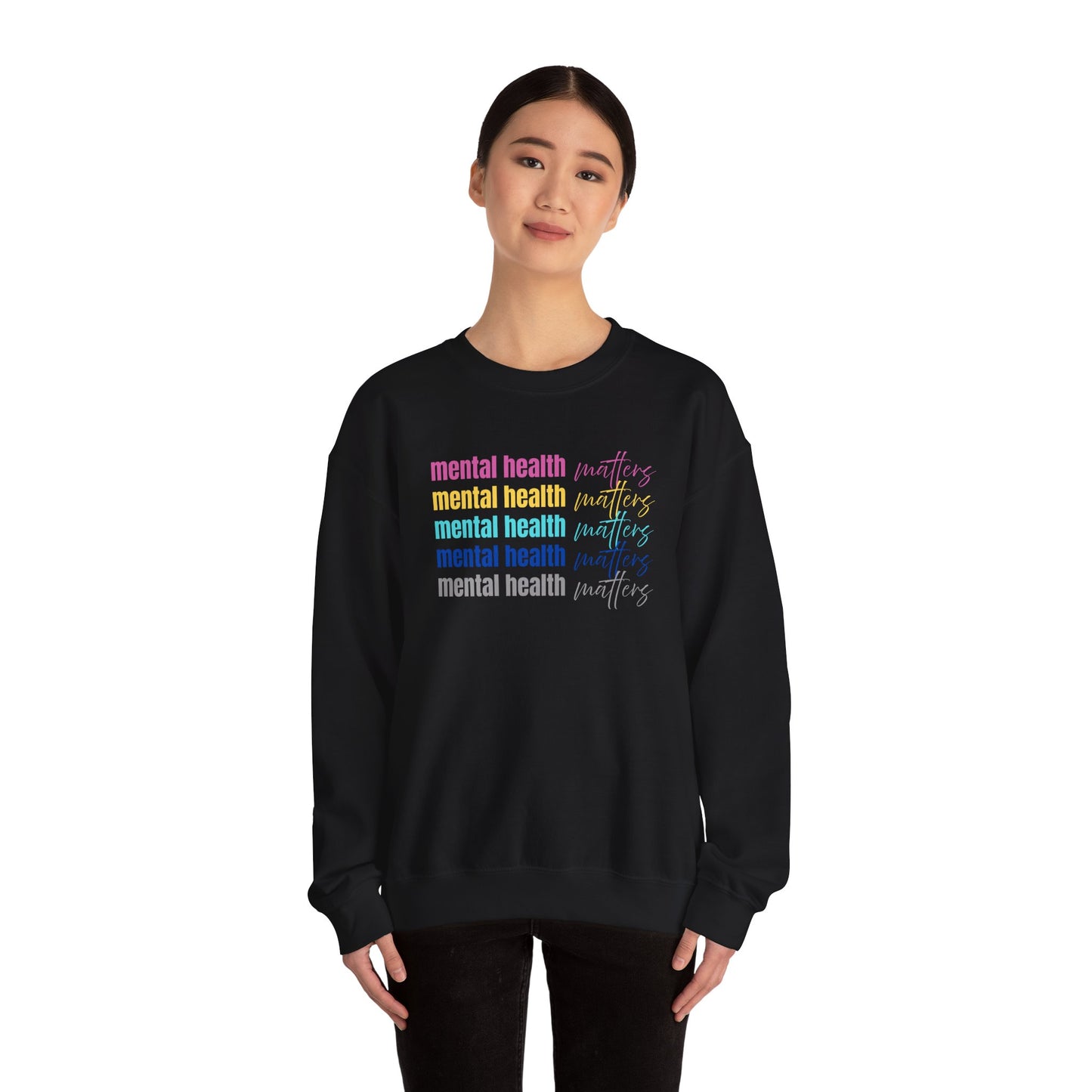 Mental Health Awareness Sweatshirt - Unisex Crewneck, Cozy Gift for Friends, Self-Care, Mental Wellness, Everyday Comfort