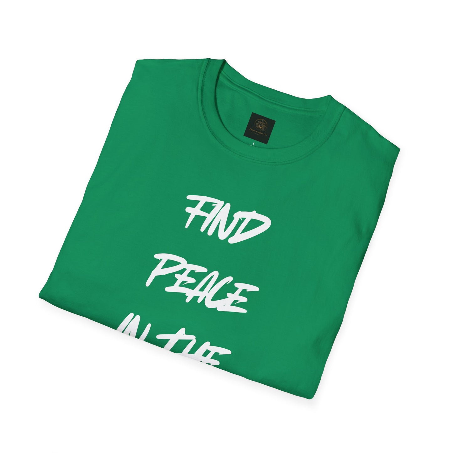 Find Peace in the Pain Unisex Softstyle T-Shirt - Empowering Tee for Mindfulness, Stress Relief, Self-Care, Gift for Friends, [...]