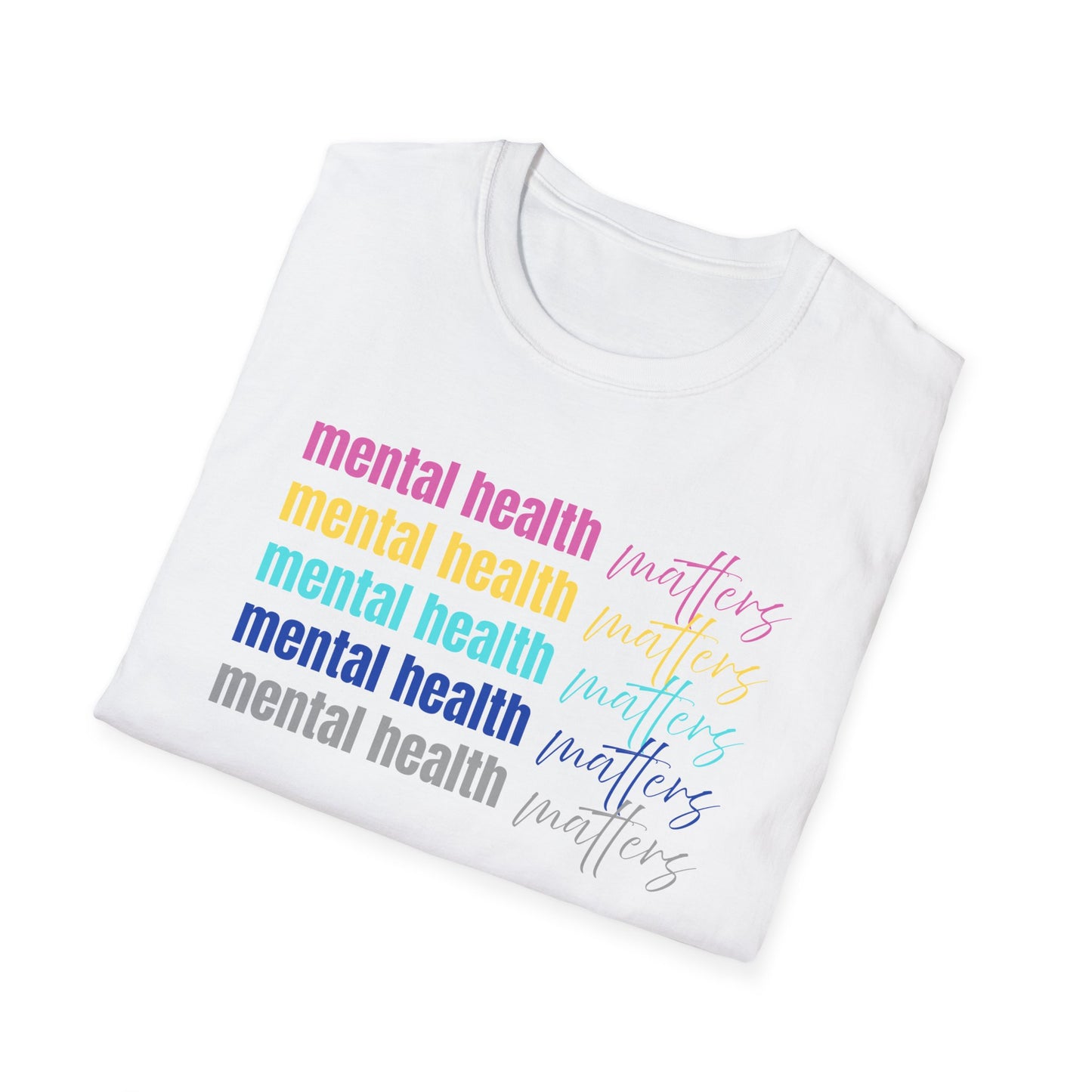 Mental Health Awareness Unisex Softstyle T-Shirt