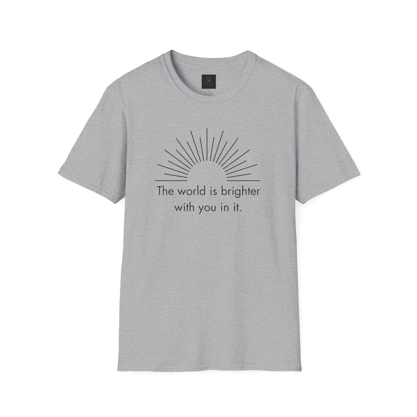 Sunshine Affirmation Unisex T-Shirt, Motivational Tee, Gift for Her, Feel Good Apparel, Inspirational Clothing