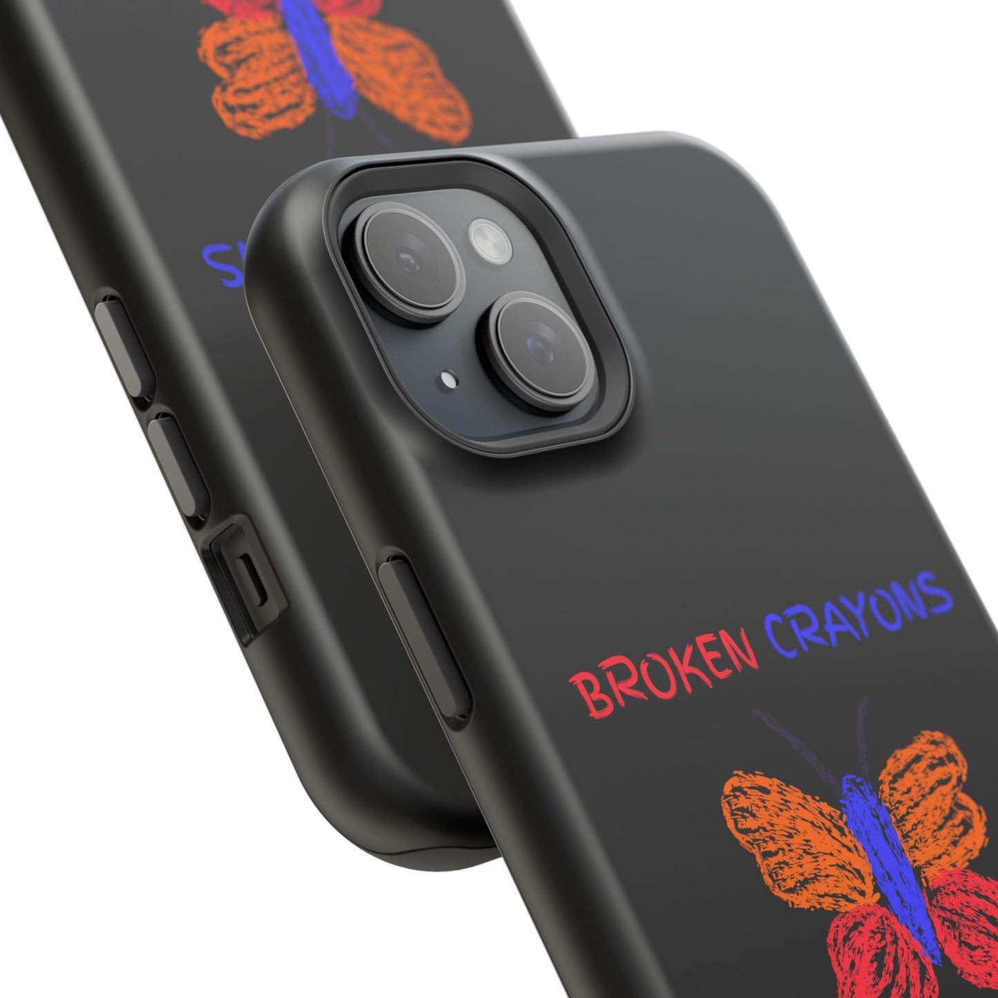 Inspirational Magnetic Tough Cases, Butterfly Phone Case, Motivational Phone Cover, Unique Gift for Her, Colorful Phone Accessories