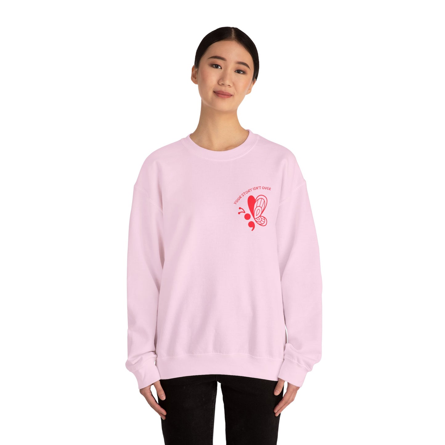 Inspirational Crewneck Sweatshirt with Butterfly Design, Motivational Gift for Friends, Cozy Unisex Sweater for All Occasions, Perfect [...]